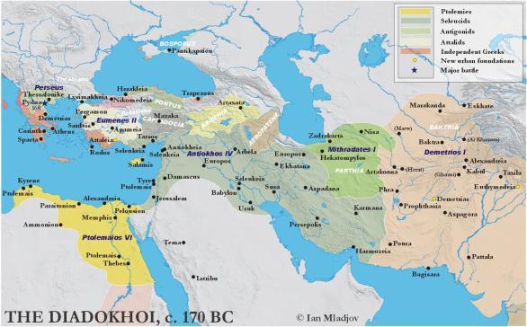 alliance with Hannibal conquers Achaean League and Attilids 201 expands in Aegean at Ptolemy s expense