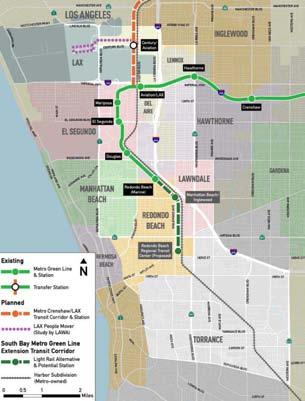 Light Rail Alternative Minimum Operable Segment 25 Measure R provided $272 million (2008$) Preliminary cost estimates for an extension to Torrance exceed available funding Minimum Operable Segment