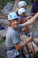 During the rock climbing lessons, ALP ers set personal goals, learn rope management skills.