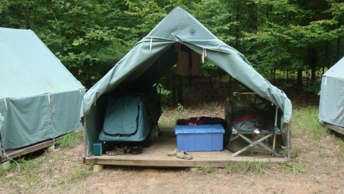 Campsites Hood Scout Reservation maintains 11 campsites for use by troops during the camping season.