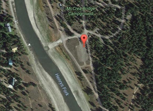 McCrea Bridge Campground Back to Top Latitude 44.46132608 Longitude -111.