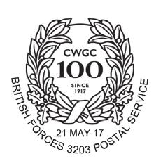British Postmark Bulletin - 46/7-28 April 2017 BRITISH FORCES POST OFFICE Reposting Address: BFPS, The Old Post Office, Links Place, Elie, LEVEN, Fife, KY9 1AX (ALL ITEMS FOR REPOSTING MUST INCLUDE