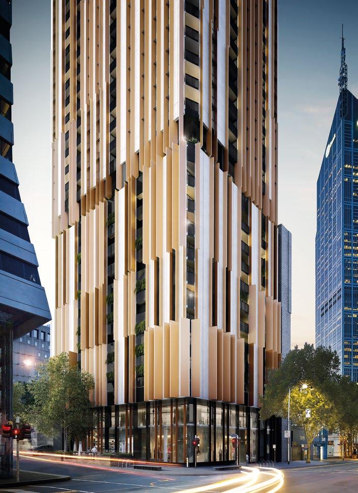 A striking tower Occupying a standout position on the corner of Elizabeth and A Beckett Streets, Empire Melbourne has been designed by award-winning Hayball Architects as a distinctive and high