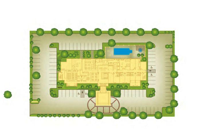 Expanded Lobby with Outdoor Pool Site Plan 352'-5" 5'-0" 60'-0" 4'-7" 212'-9½"