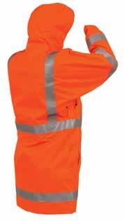 BISON rigour TTMC-W FIRE RETARDANT JACKET Anti-static carbon grid material Peripheral vision adjuster on hood, adjustable for wearing with a hard hat and detachable BISON rigour TTMC-W FIRE RETARDANT