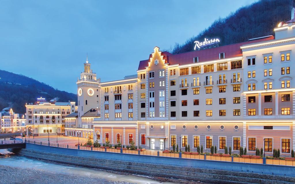 Radisson Blu Krasnaya Polyana-Sochi, Russia A modern hotel located in the