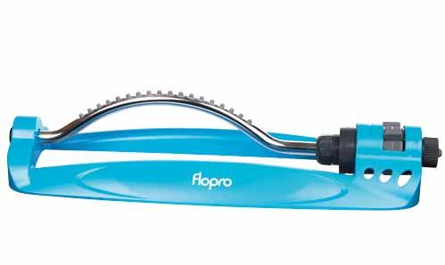9.99 5060396795411 79m 2 10m 70300516 FLOPRO TRBO OSCILLATING SPRINKLER Oscillating action with 15 nozzles Made