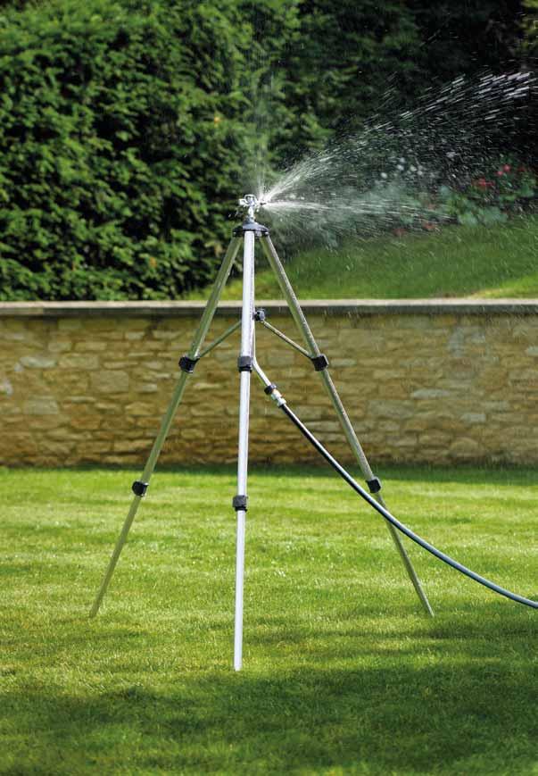 Flopro Elite Sprinklers 70300126 FLOPRO ELITE ROTATING SPRINKLER water jet Water spreads from degrees to 360 degrees Part of a modular system that can be extended with