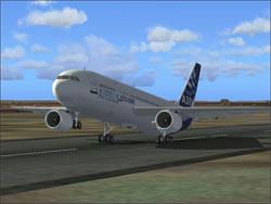 After making it to the runway (only touching the grass once), I received takeoff clearance and was on my way into the