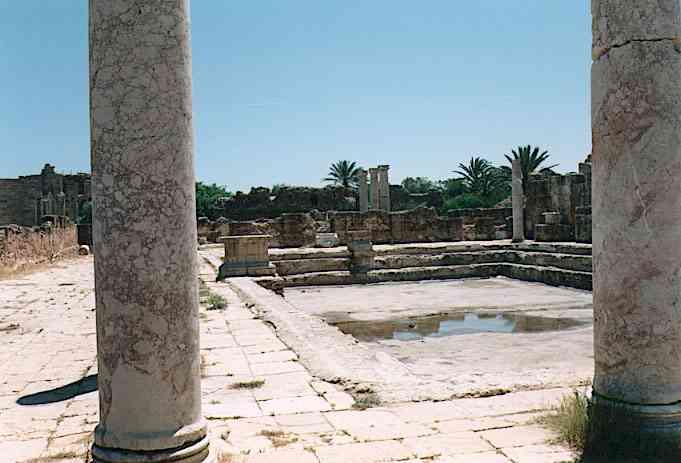 HADRIAN S BATHS AT LEPTIS MAGNA Date: 126-127AD Location: Leptis (or Lepcis)