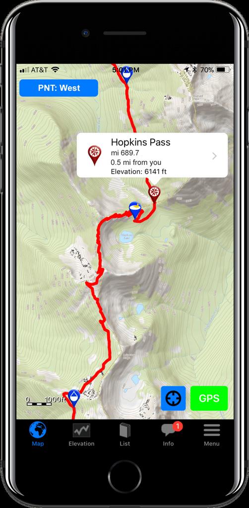 Page notes support planning and logistics for long-distance trips, as well as promote safe and responsible use of the trail. The maps were made available to users in two formats.