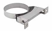 support accessories Wall bracket The wall bracket provides a lateral support at a distance of 50mm from the wall.