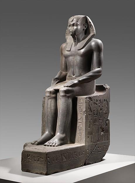 MIDDLE KINGDOM ABOVE: Colossal Statue of a Pharaoh.