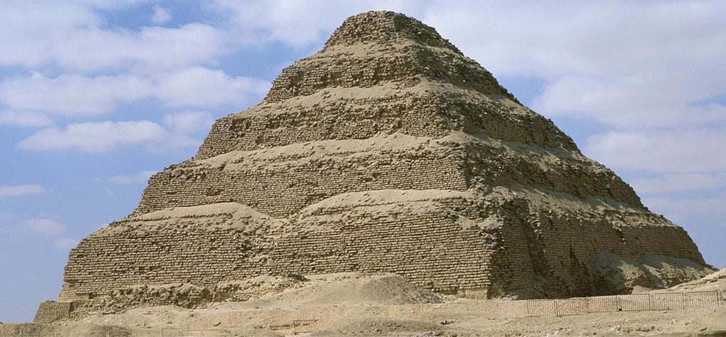 Figure 3-5 IMHOTEP, Stepped Pyramid and mortuary precinct of Djoser, Saqqara, Egypt, Third Dynasty, ca.