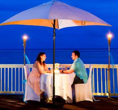 BLUEWATER GRILL SUCCULENT SEAFOOD, BEACH GOURMET Dine with the sand