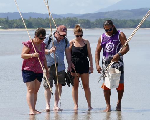 Adventure North Australia Daintree Dreaming tour Learn to throw a spear, hunt and fish, visit ancestral rock art sites and explore the stunning Daintree rainforest.