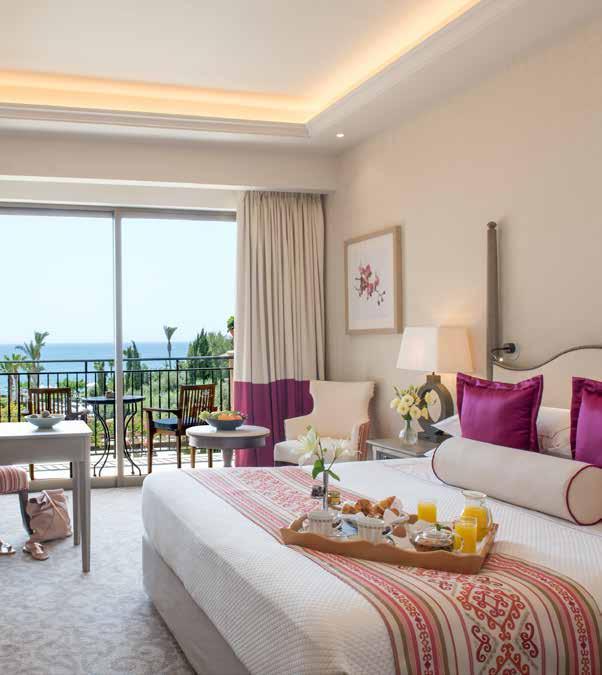 Deluxe Seaview Room ELYSIUM HOTEL PAPHOS The majestic five star Elysium Hotel is situated on the magnificent beach front, in the historical heartland of the ancient City of Paphos.