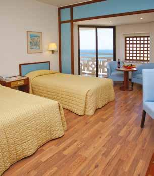 The hotel has a second wing of spacious rooms ideal for families and a second Free form swimming pool.