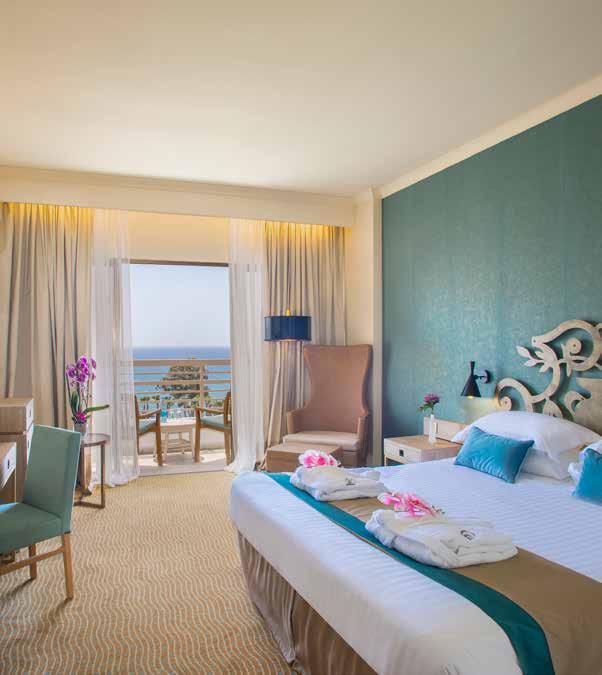 GRANDRESORT LIMASSOL Among the finest five star hotels in Cyprus, the GrandResort is set in beautifully landscaped tropical gardens, on a superb beach side location in the exclusive Amathus area and
