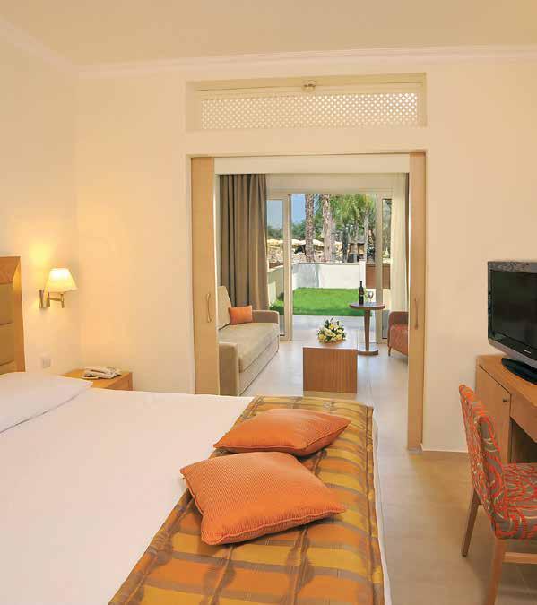 Garden Suite Private Garden OLYMPIC LAGOON RESORT AYIA NAPA Supreme Luxury All Inclusive Adult Only Section Set in beautifully landscaped, lush gardens and just 150m from the sandy beach, Olympic
