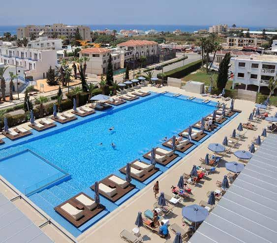 This hotel offers a value for money, All Inclusive getaway for the whole family in sunny Cyprus.