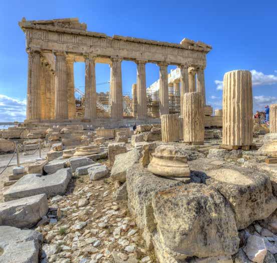 Front view of the Acropolis of Athens GUIDED TOUR: CLASSICAL TOURS OF GREECE DISCOVER THE LANDS OF MYTHS & LEGENDS For anyone interested in ancient Greece, this iconic and well established Classical