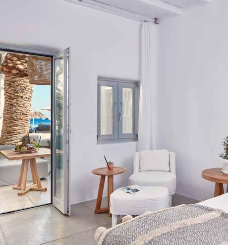 The Apanema resort on the famous island of Mykonos is not only an intimate and stylish boutique hotel but it also prides itself on providing its guests with one of the warmest and most personalised