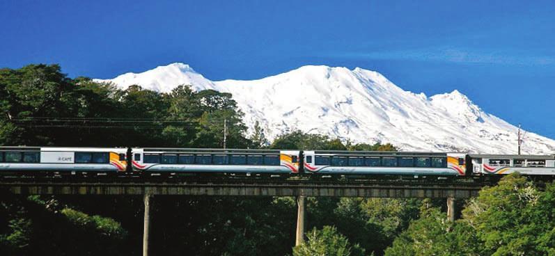 Island ski towns of National Park and Ohakune, popular with young and old