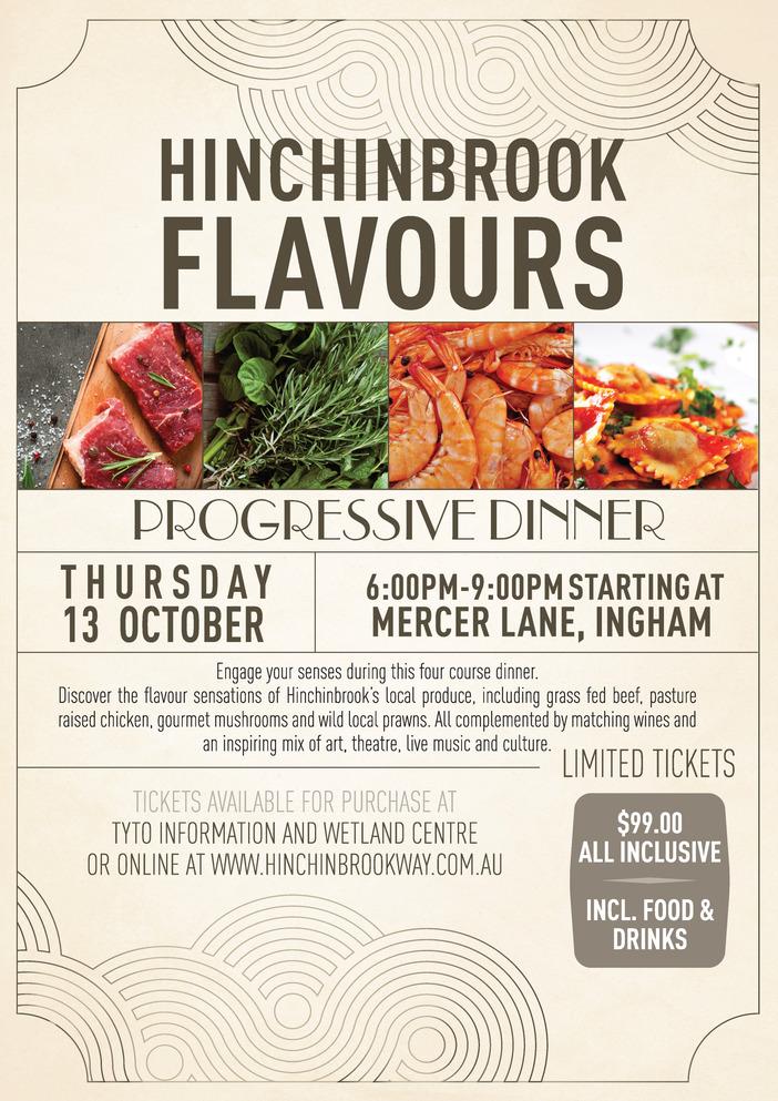 Hinchinbrook Flavours The grand finale event for the 2016 International Fishing Series was attended by 48 guests, including a diversity of