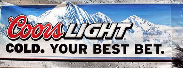 prominently on the Coors beer labels and