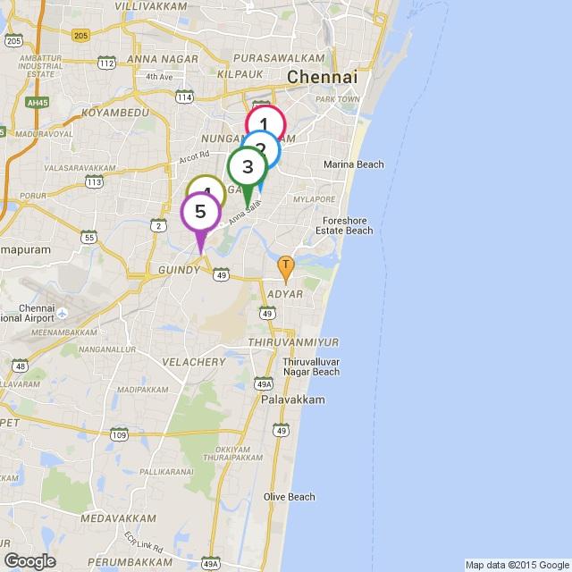 Connectivity Near Nahar Tower Of Adyar, Chennai Top 5 Connectivity (within 5 kms) 1 Gemini 4.87Km 2 Teyanmpet 3.
