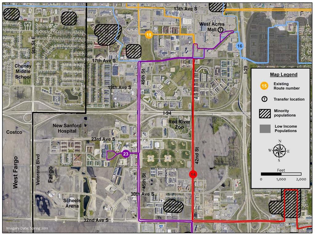Proposed New Route 26 West Acres Mall, Urban Plains Development, new Sanford Hospital Study Area The study area for proposed Route 26 is currently the fastest growing area in Fargo Moorhead.