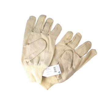 canvas cotton glove - Chute cut with knit wrist, - Can be washed and reused 5232 Split