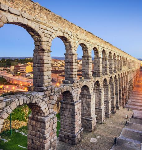 SEGOVIA AVILA CASTILE-LEÓN This walled city is a place of medieval streets and squares, Renaissance houses and ecclesiastical art in honour of Saint Teresa of Avila.