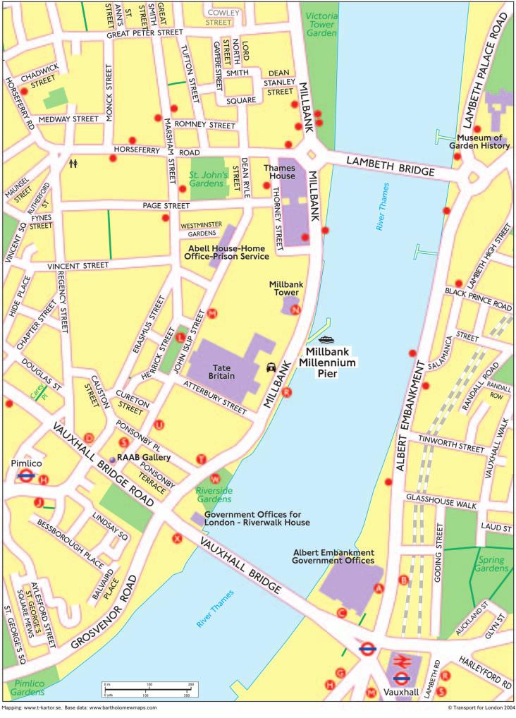 32 Local area maps Millbank 33 Local area maps Over the following pages, we bring you local area maps covering central London and
