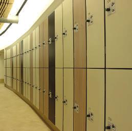 Deposit Box Lockers under lock and key Designed for permanent or interim use in leisure parks, fitness centres, sports facilities, schools or universities, the locker is ideal to store a wide variety