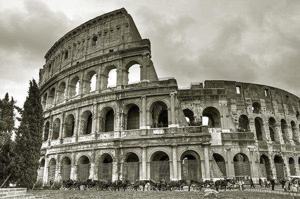 The Colosseum in Rome, Italy, has also made the cut and been declared one of the New Seven Wonders of the