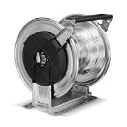 0 20 m Automatic stainless steel hose reel. With swivel holder. Suitable for 20 m high-pressure hose. ABS hose reel stainless steel 6 6.392-122.