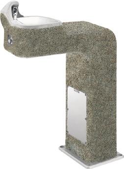 HYDRATION EQUIPMENT :: 2018 CONCRETE PEDESTAL MOUNTED MODELS CONTINUED 3121 Square, concrete w/exposed aggregate 2700.