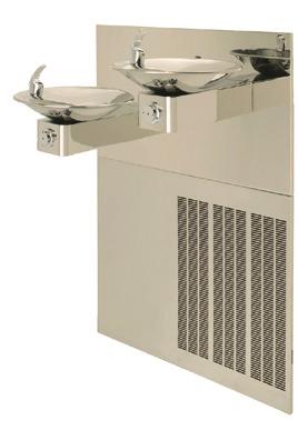 8 Hi-lo w/upper unit left side, satin-finish stainless steel drinking fountain with grille and back panel 2605.00 56 HCR8 Chiller 8 gallons per hour 880.00 47 MTGFR.