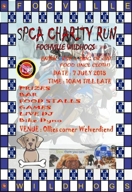This SPCA Charity Run was discussed at the Monthly Meeting and will be the event the West Wits will definitely support as a Chapter.