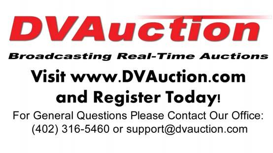 Sale Information WATCH AND BID ONLINE AT DVAUCTION.COM Can t make the sale? We are pleased to bring you real-time Internet bidding and a live broadcast of this sale through DV Auction.