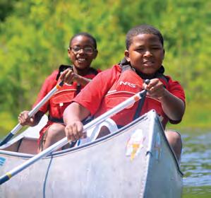 Camp Bob activities include: archery swimming canoeing climbing tower low ropes adventure hikes A T YPICAL DAY AT CAMP TIME ACTIVIT Y 7:15 a.m. 7:45 a.