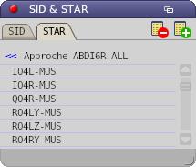 . You can also access the SIDs & STARs by clicking on this icon in the Flight Plan list.