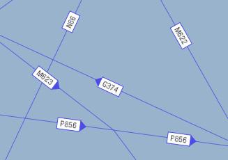 Display your aircraft information in real time (see Settings): HDG (Heading), GS (Ground Speed), MSL