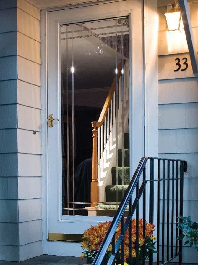 We have eliminated exposed screws or other fasteners to give each Lifetime storm door a more finished appearance.