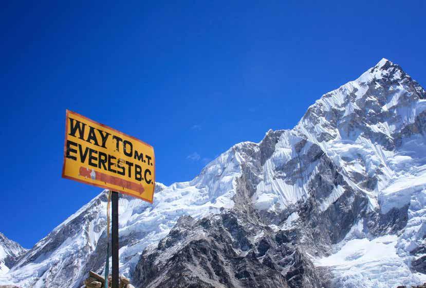 3 HIGHLIGHTS Trek the Everest region of Nepal on a fully supported trek escorted by AHF Ambassador George Hillary Raise much needed funds for the Australian Himalayan Foundation and take part in the