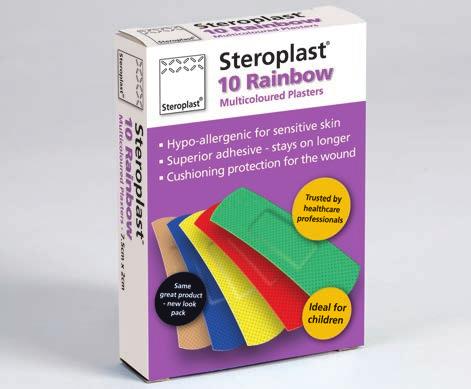 Seven sound reasons to choose Steroplast Healthcare Eyecatching designs Competitively priced Unbeatable quality Repeat business guaranteed An innovative range of healthcare products for retail