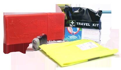Motorbike emergency kit Be seen and stay safe should you