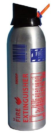 500g fire extinguisher Be prepared to put out a fire quickly and safely with our 500g fire extinguisher.